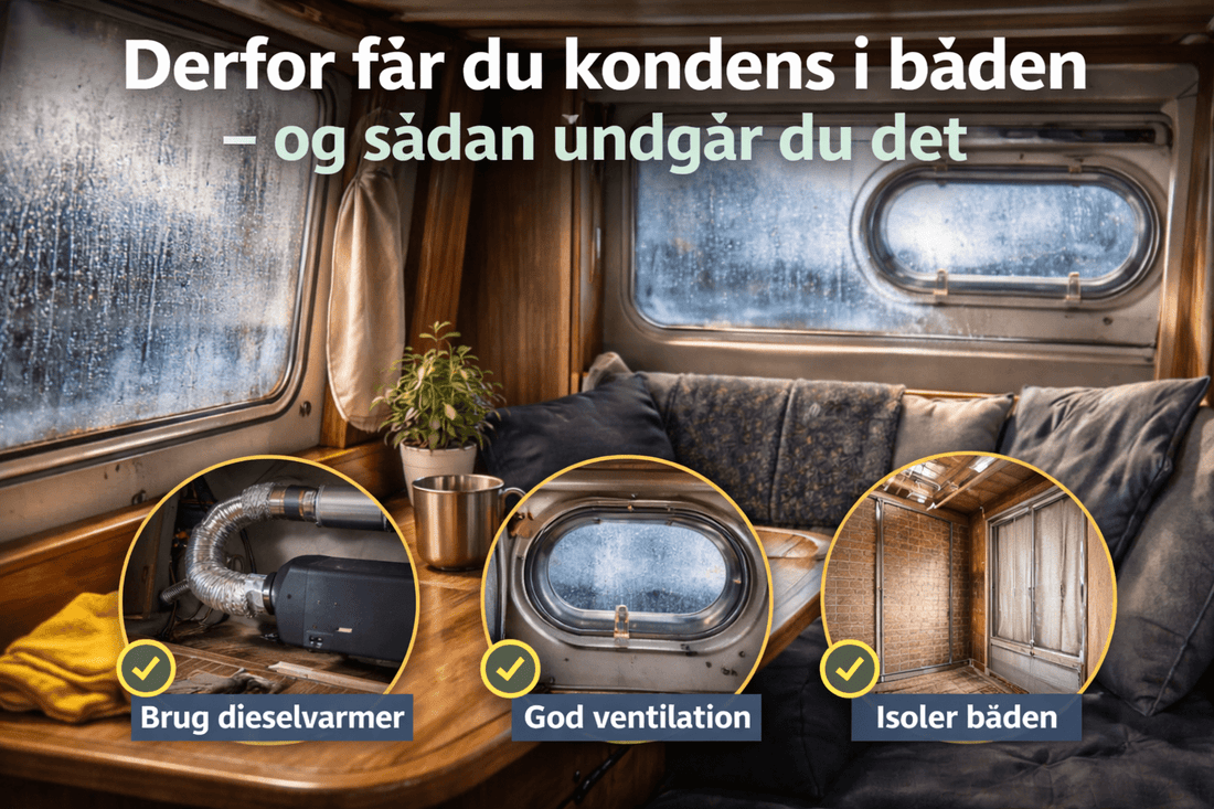 Derfor får du kondens i båden – og sådan undgår du det - SejlStrøm