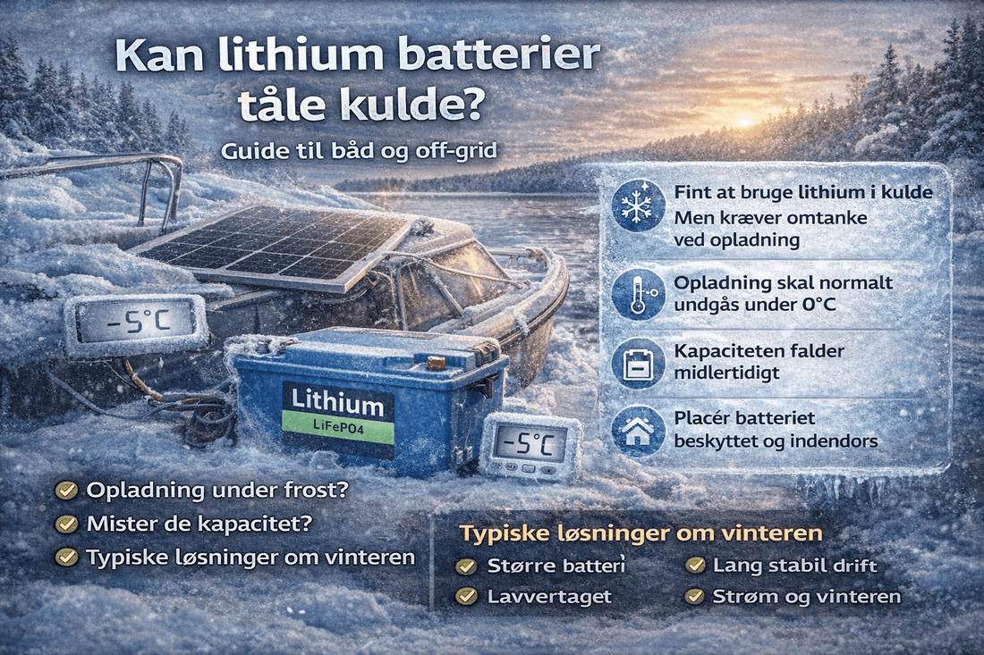 Kan lithium batterier tåle kulde? - SejlStrøm