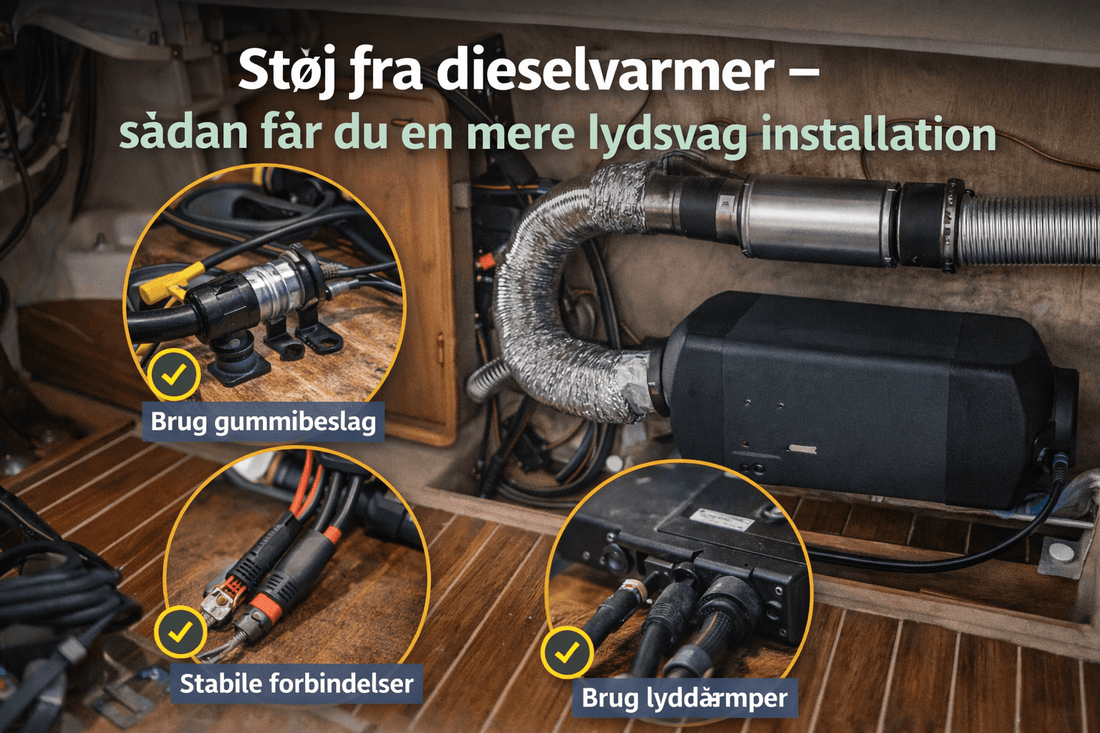 Støj fra dieselvarmer – sådan får du en mere lydsvag installation - SejlStrøm