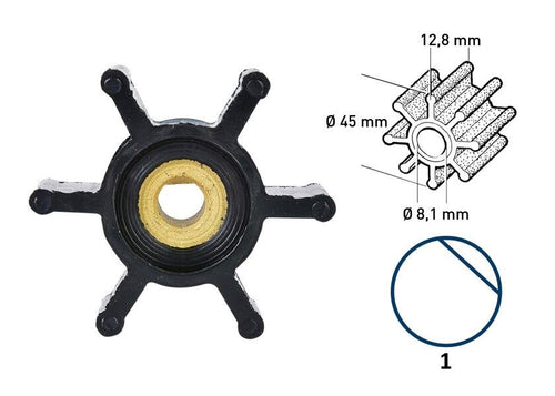 09 - 1052S - 9 Impeller - SejlStrøm