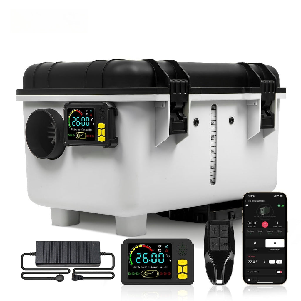 Sunster TB30 8 kW dieselfyr – Toolbox med Bluetooth