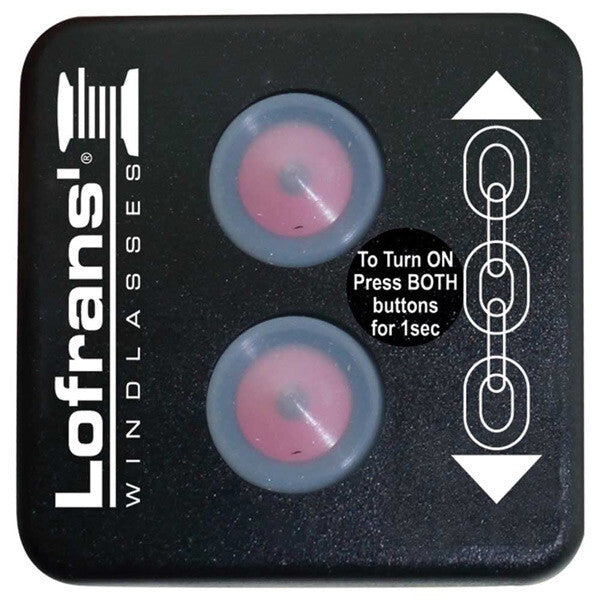 Lofrans touch switch up/down with LED, black