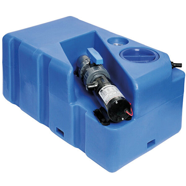 Septiktank m/maceratorpumpe, 60 ltr – 60l med 24V macerator 65x39x30cm