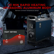 Sunster A2302BH 8 kW dieselfyr – alt-i-ét med Bluetooth