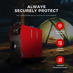 Sunster A2209V 8 kW dieselfyr – alt-i-ét med Bluetooth