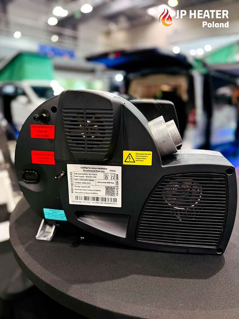 JP Heater Combi LPG water and air heater 6 kW 12V – for Camper & Boat