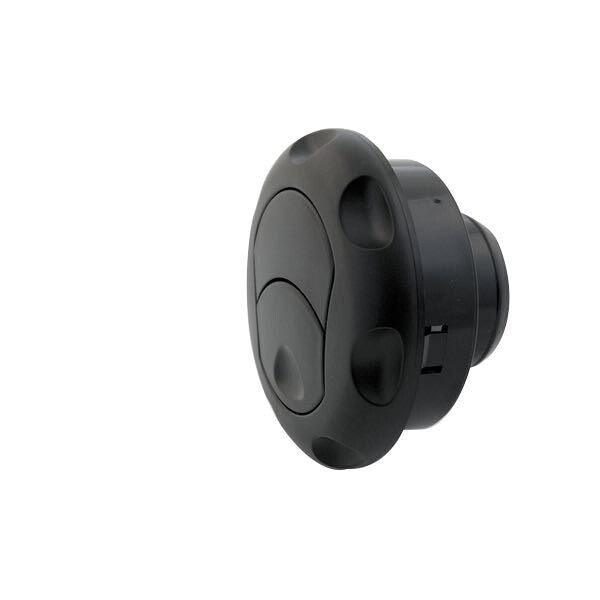 Varmluftdyse med luk Ø55 mm – Lige