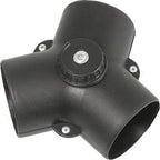 Y-ventil med spjæld til varmluftssystem – 75 mm