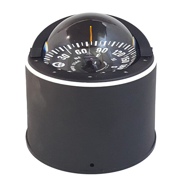 Riviera piedestal kompas White Star 5", sort