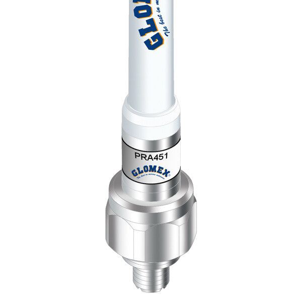 Glomex Promarine VHF glasfiber antenne med 1" UNF, 120cm