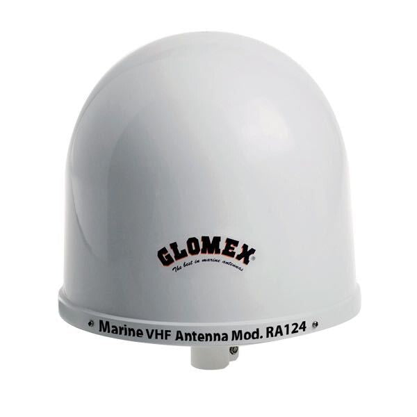 Glomex RA124 VHF antenne med 9m kabel, PL259 stik & beslag