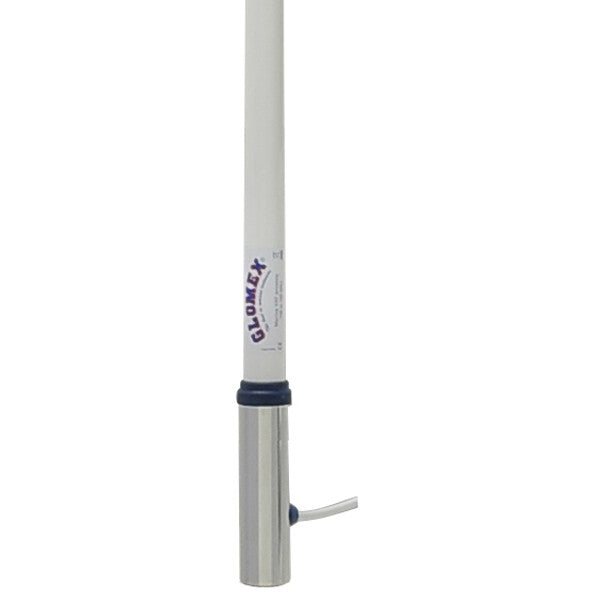 Glomex RA1206 CR VHF motorboat antenna w/cable & connector, 240cm