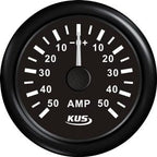 Kus amperemeter sort, med 50Amp shunt 12/24V