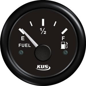 Kus brændstofmåler sort 0-190ohm 12/24V