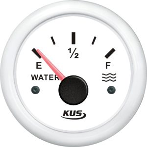 Kus tankmåler vand hvid 0-190ohm 12/24V