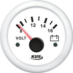 Kus voltmeter hvid 12V
