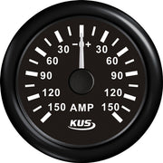 Kus amperemeter sort, med 150Amp shunt 12/24V – Palby varenr. 1116480