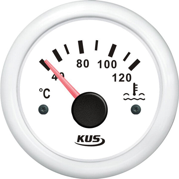 Kus kølvands temperatur hvid 40-120gr, 12/24V – Palby varenr. 1116483