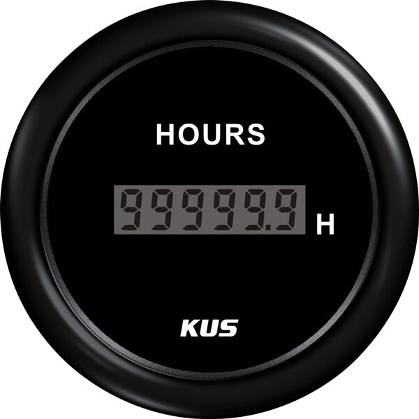 Kus digital timetæller, sort, 12/24V – Palby varenr. 1116514