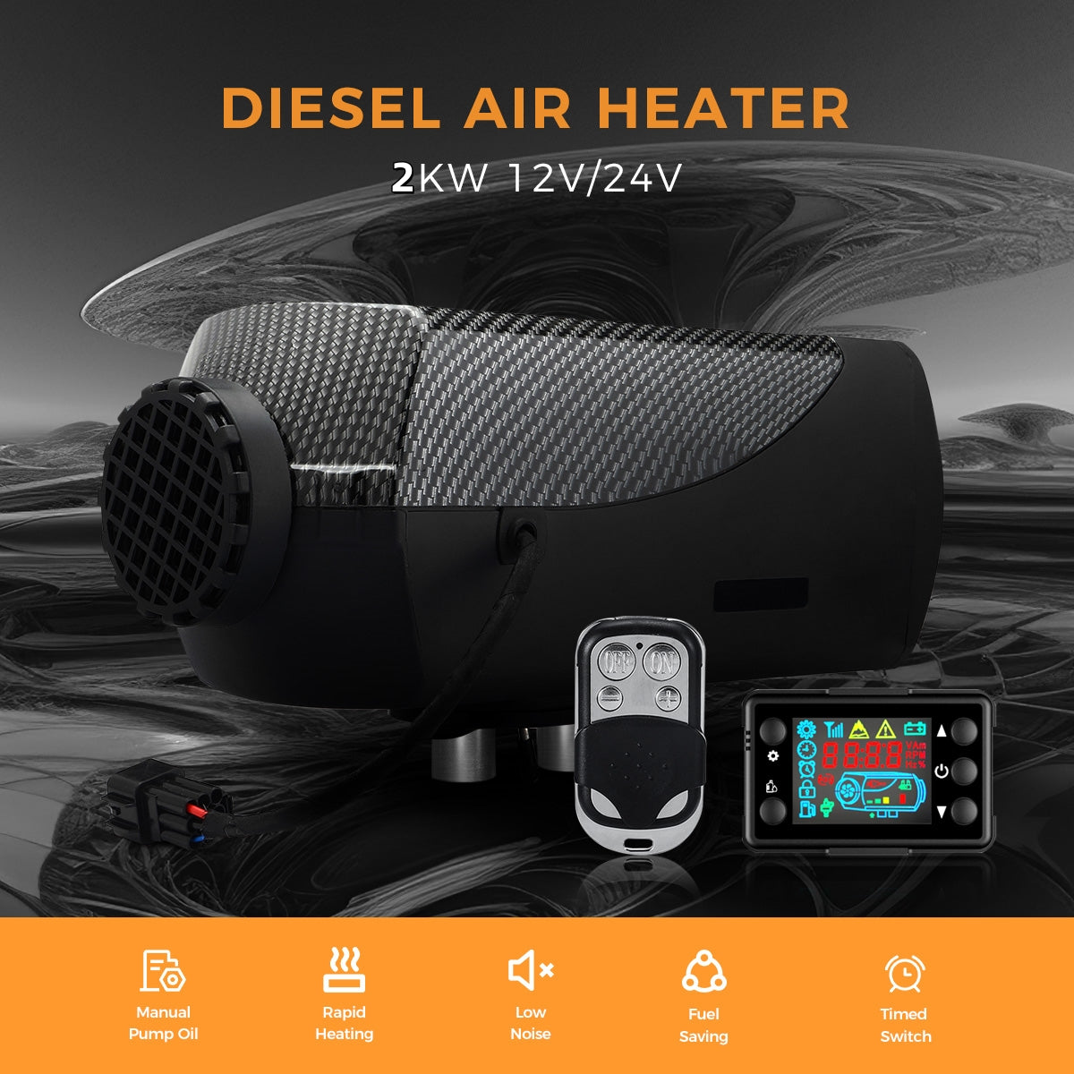 Sunster A2013S 2 kW dieselfyr – splitmodel