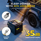 Sunster TP G1 8 kW dieselfyr – alt-i-ét med Bluetooth og GSM/LTE