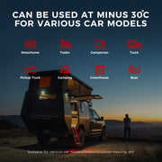 Sunster A2200BS 8 kW dieselfyr – alt-i-ét med Bluetooth