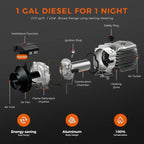 Sunster A2013S 2 kW dieselfyr – splitmodel