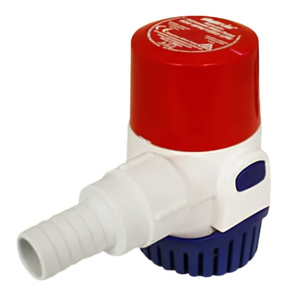 Rule Standard Automatisk Lænsepumpe – 12/24V, Effektiv Vandhåndtering – 500 gph 12V