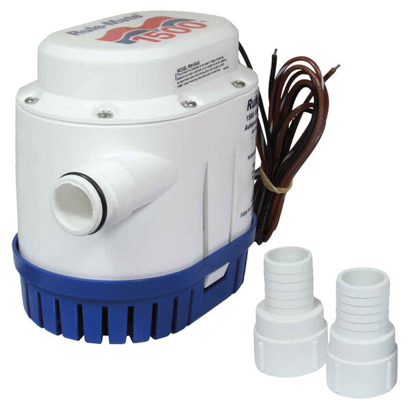 Rule-Mate automatisk lænsepumpe 1500 GPH – 5678 L/t, 12V