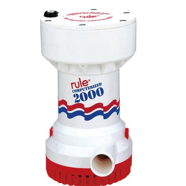 Rule 2000 GPH Standard Automatisk Lænsepumpe – 12V, 7571 L/t