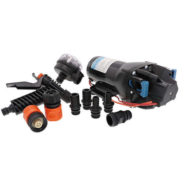 Jabsco spulepumpe "Hotshot" sæt – sæt HOTSHOT HD4" 24V 15lpm 4