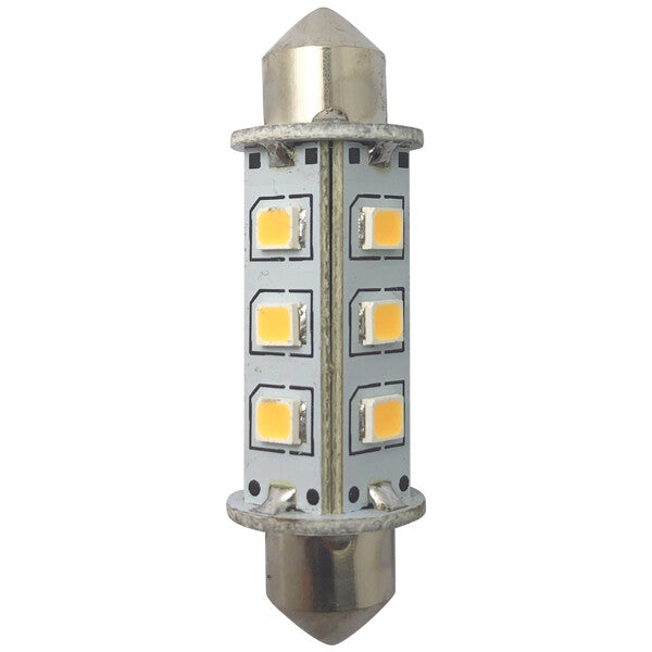 1852 LED pinolpære 42mm 10-36Vdc omni, 2 stk