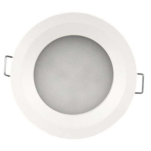 Casolux Maria LED indbygningsspot, lille – alu. hvid 3000K 10-32v
