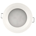 Casolux Maria LED indbygningsspot, stor – alu. hvid 3000K 10-32v