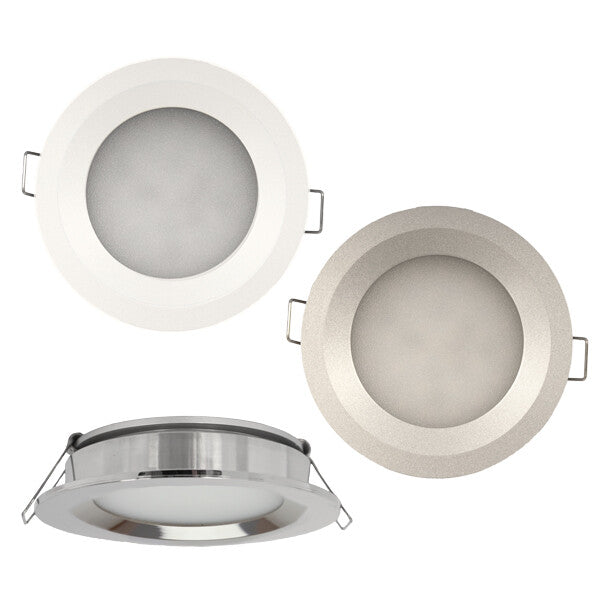 Casolux Maria LED indbygningsspot, mellem – RF stål 3000K 10-32v