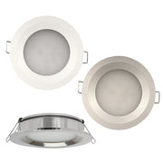 Casolux Maria LED indbygningsspot, mellem – alu. hvid 3000K 10-32v