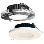 Casolux Rikke LED indbygningsspot – plast hvid 3000K dæmpbar 10-32v