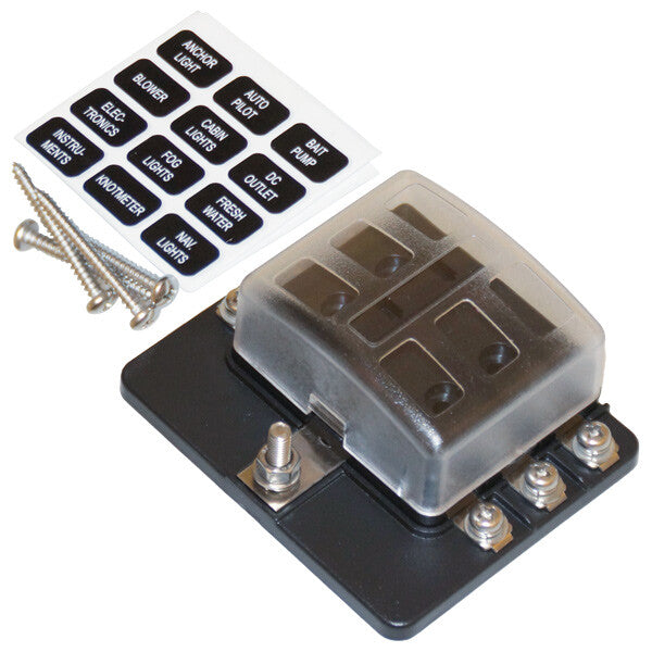 1852 Fuse block with LED for 6 fuses