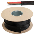 Kabelbeskyttelse fleksibel monoflilament sort – fleksible monofilament ø28-47mm 10m
