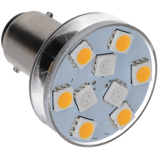 NauticLed Bajonet LED pære - hvid/rød