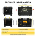 Sunster TB10 8 kW dieselfyr – Toolbox med Bluetooth