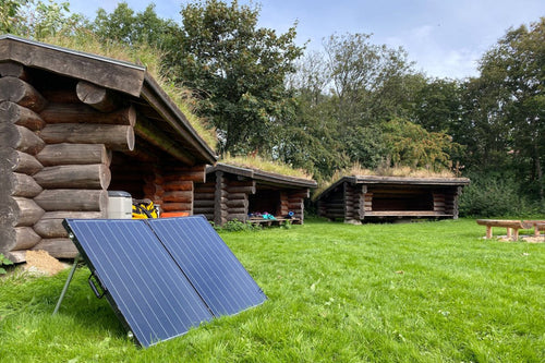 140 W Transportabel Solcellekuffert – Sort - SejlStrøm