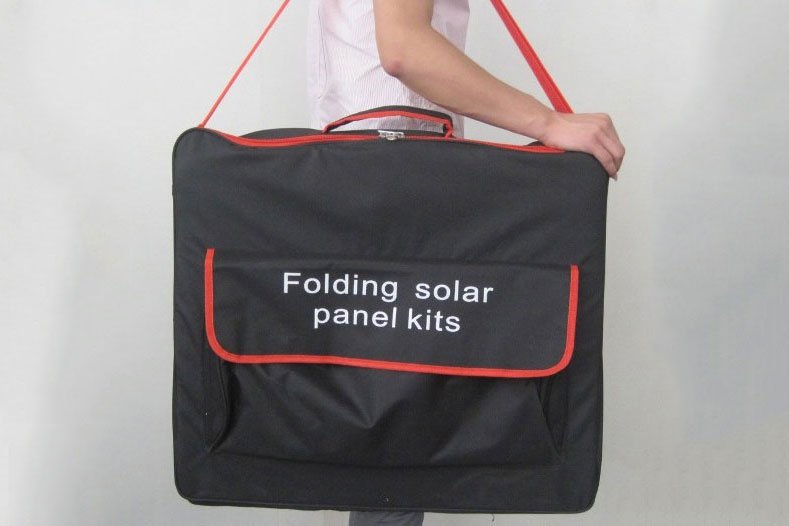 140 W Transportabel Solcellekuffert – Sort - SejlStrøm