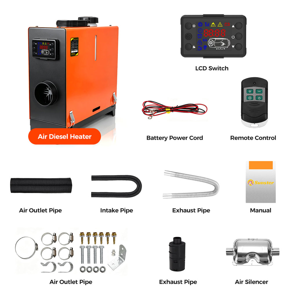 Sunster TR 3 8 kW dieselfyr – alt-i-ét