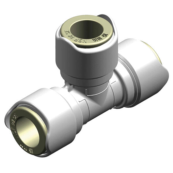 Whale T-kobling, 15 mm – t-kobling 15mm Bulk 100stk