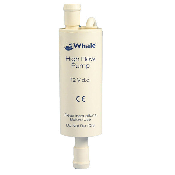 Whale Inline pantrypump – sentrifugalpumpe / pentrypumpe 12V gp1692