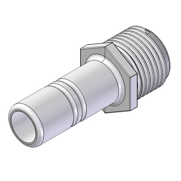 Whale adapter han 1/2" 15mm slangestuds – 1/2" han