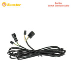 Sunster 1pc 12 V forlængerkabel til LCD-panel 3 m/5 m