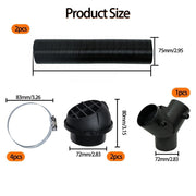Sunster A791 75 mm hot air ducting kit for diesel heater