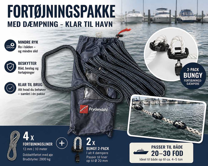 Mooring kit with built-in shock absorption – ready for the harbor